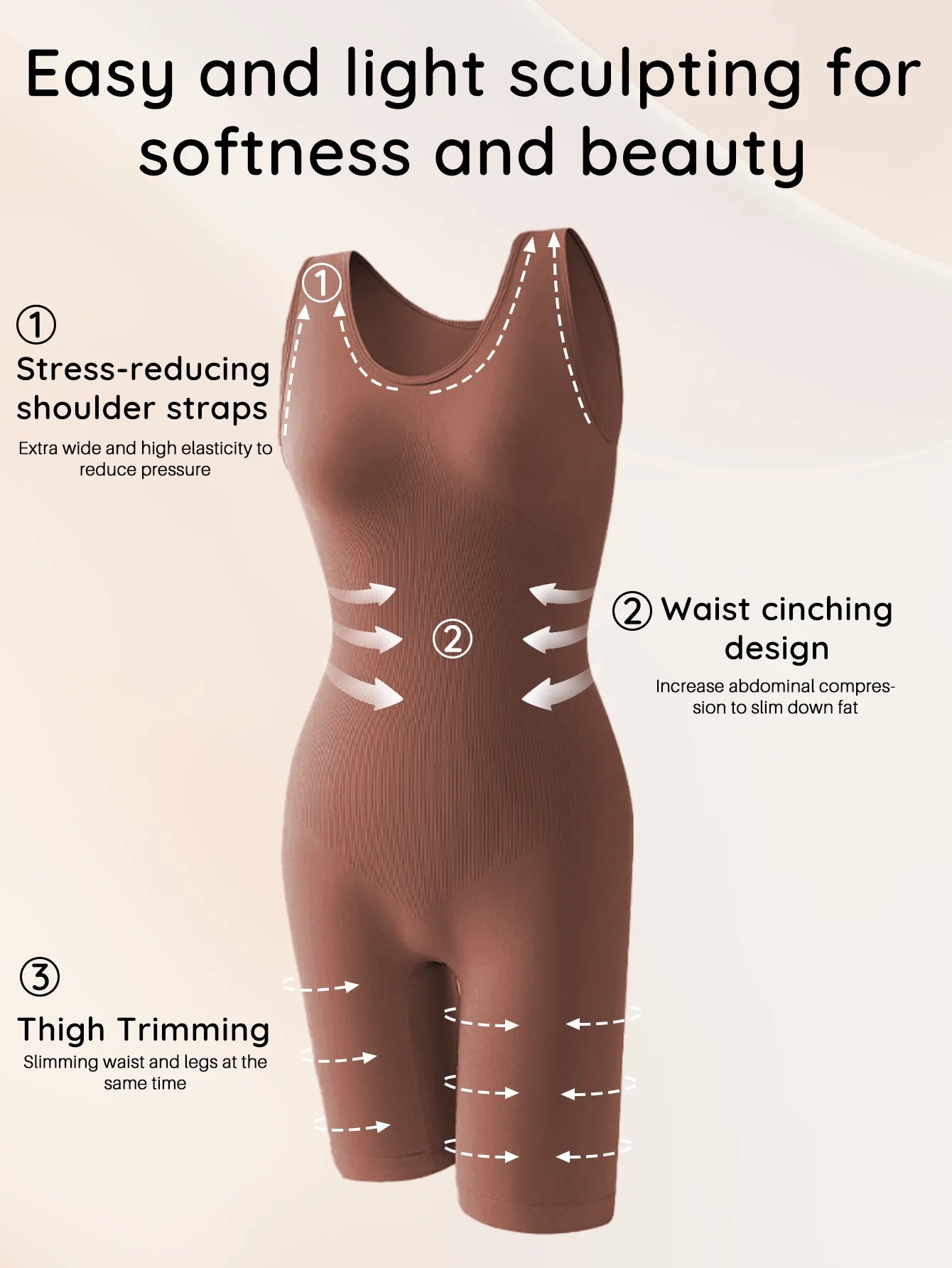 Seamless Full Body Shapewear
