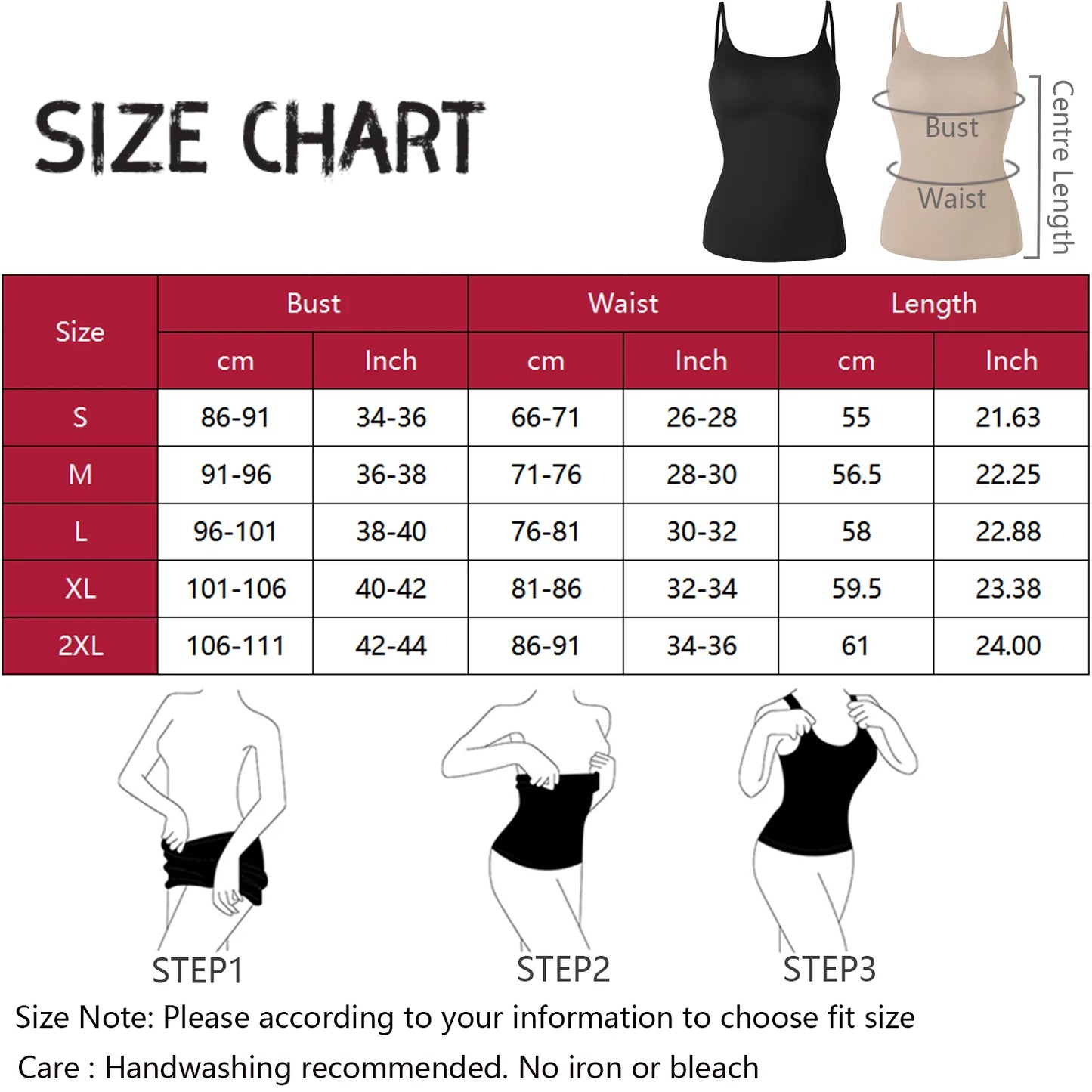 Summer Shapewear Camisole Top