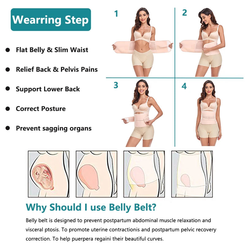 Postpartum C-Section Belly Wrap