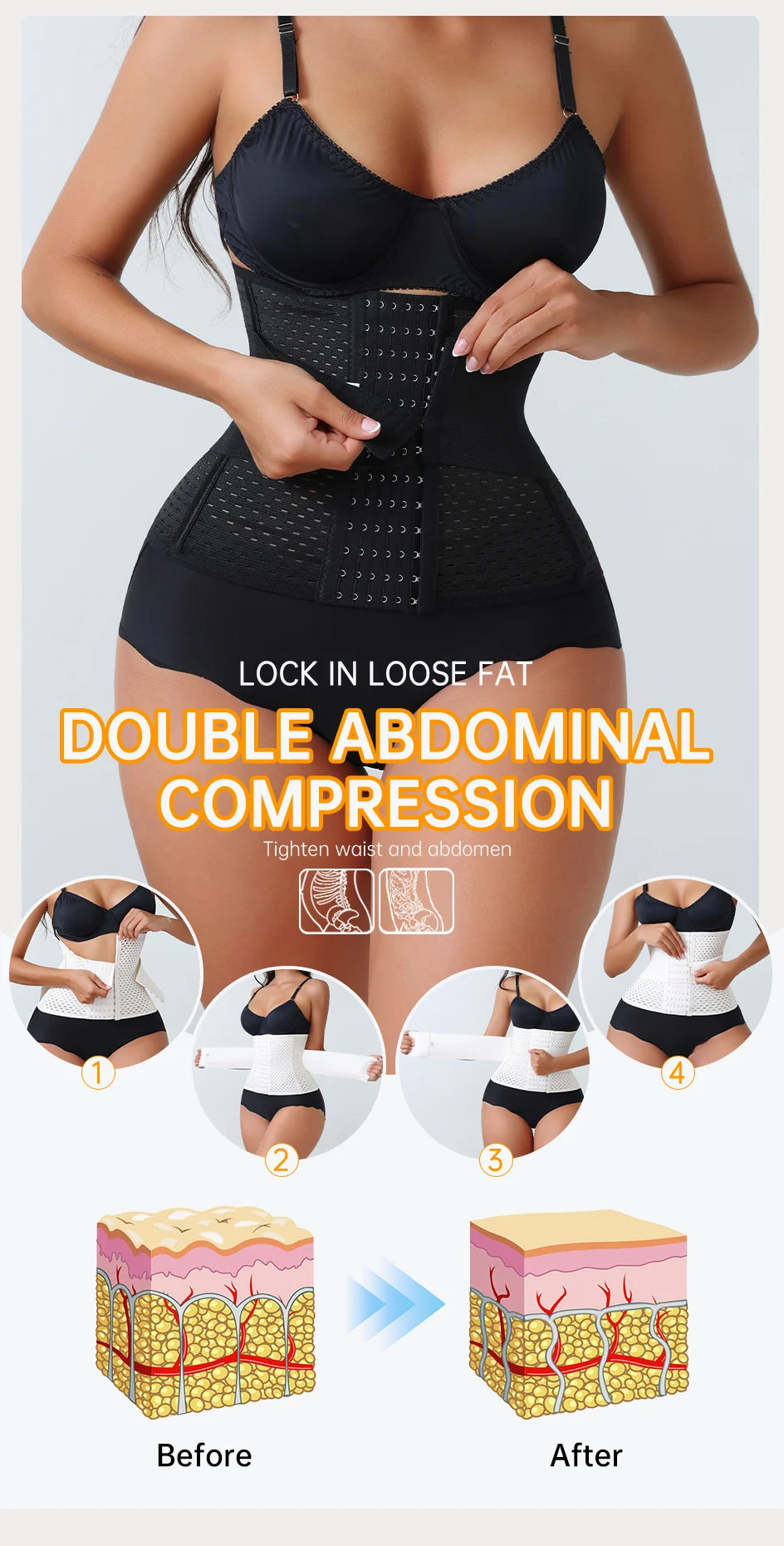 Adjustable Fitness Waist Trainer