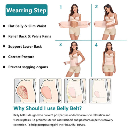 Postpartum C-Section Belly Wrap